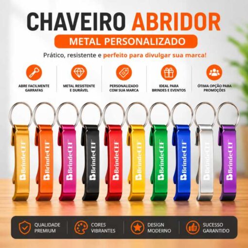Chaveiro Abridor personalizado pe de galinha