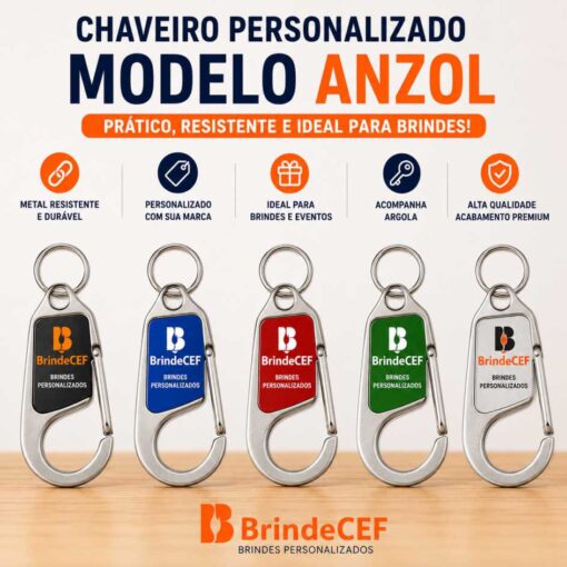 Chaveiro personalizado Modelo Anzol