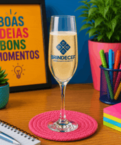 Taça de Vidro Personalizada Buffet 186ml
