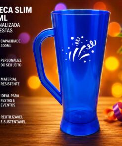 Caneca Slim 400ml Personalizada para Festas